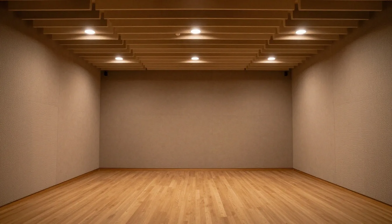 Sala de grabación acústicamente tratada con microfonía broadcast en Foro de Expertos Pro