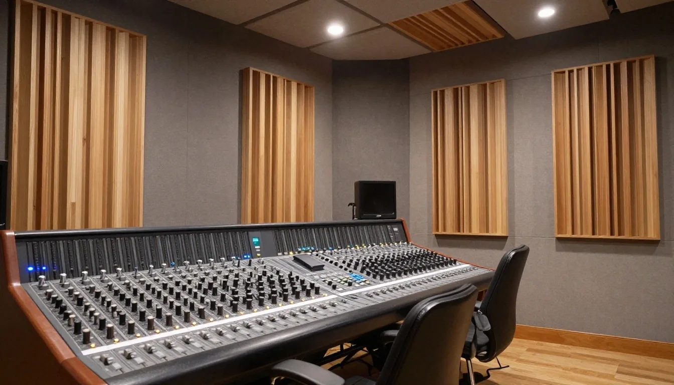 Sala de control acústico e instalaciones de grabación en Foro de Expertos Pro